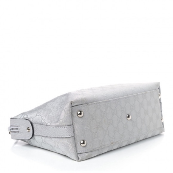 GUCCI Monogram Small Boston Silver - Picture 3 of 10